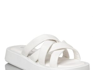 Venini Γυναικεία Πέδιλα Παντόφλες S19-15015-33 Λευκό